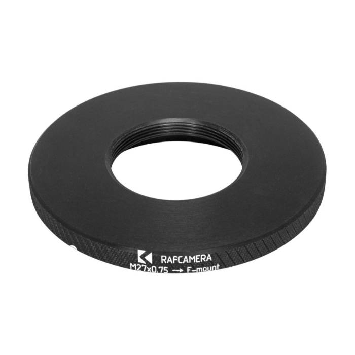 M27x0.75 female thread to Sony E-mount camera adapter