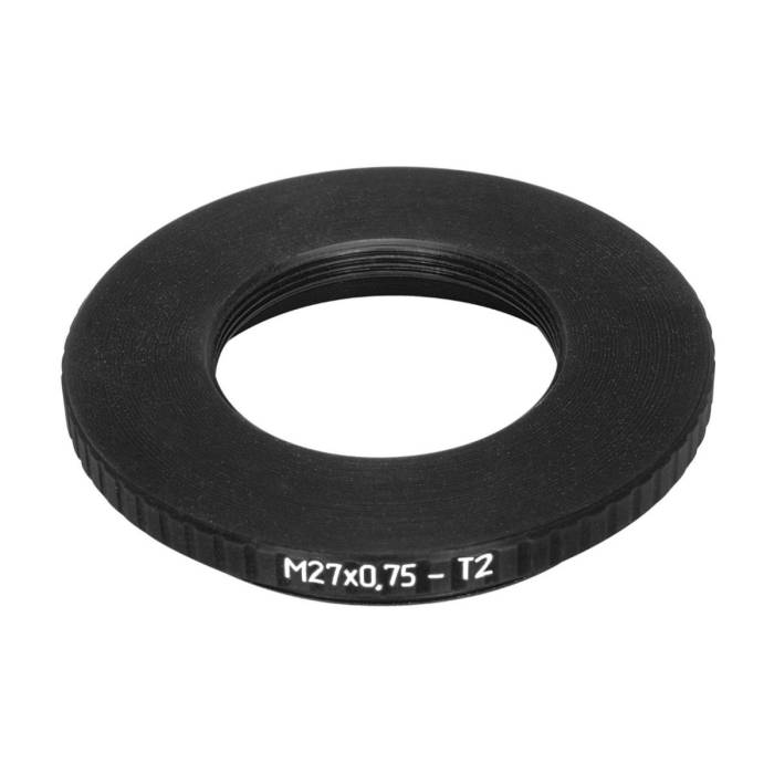 M27x0.75 female to M42x0.75 (T2) male thread adapter