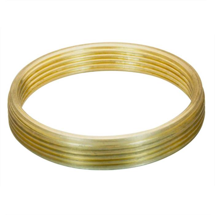 M27x0.75 male to M24x0.75 female thread adapter, flangeless, bronze