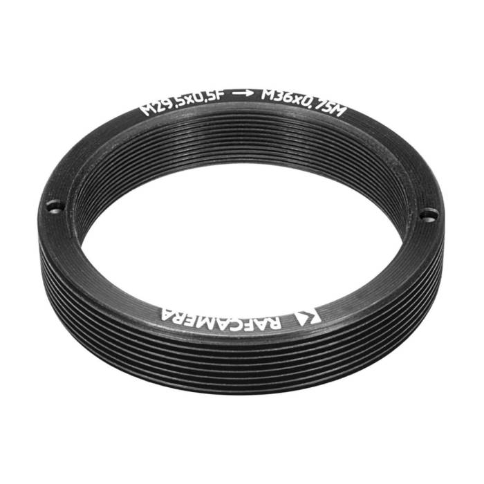 M29.5x0.5 female to M36x0.75 male thread adapter for Copal shutters