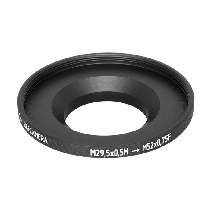 M29.5x0.5 male to M52x0.75 female thread adapter for Retina-Xenar 2.8/50mm lens