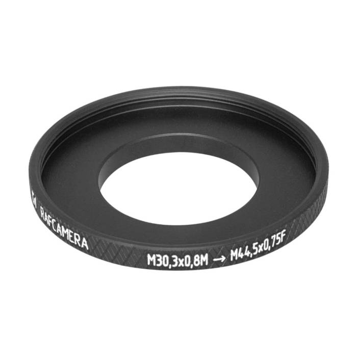 M30.3x0.8 male to M44.5x0.75 female thread adapter for APM XWA HDC 20mm eyepiece