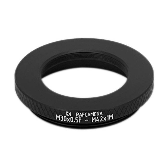 M30x0.75 female to M42x1 male thread adapter