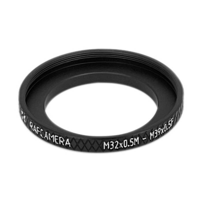 M32x0.5 male to M39x0.5 female thread adapter