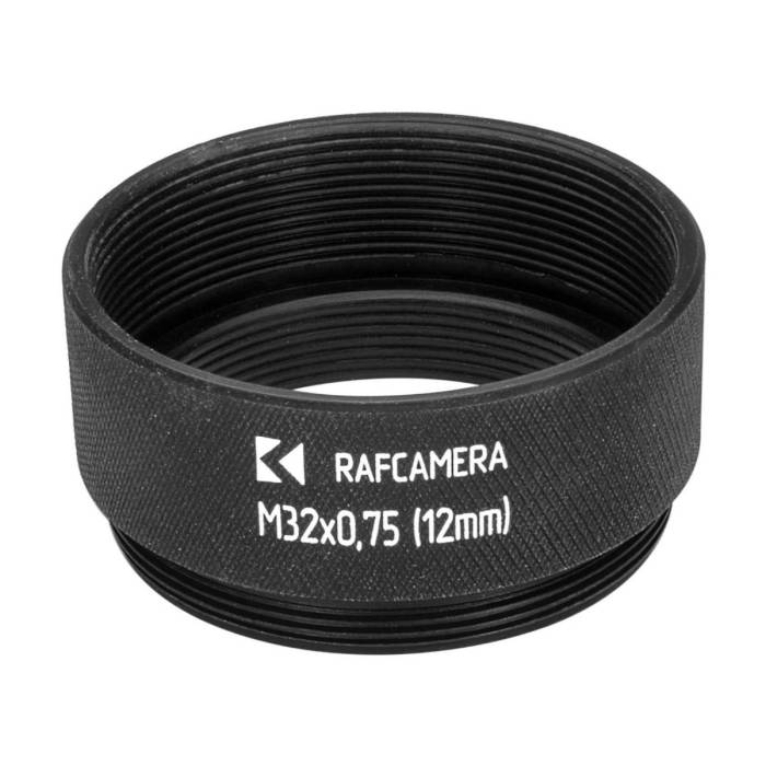 12mm extender with M32x0.75 thread for microscope objectives