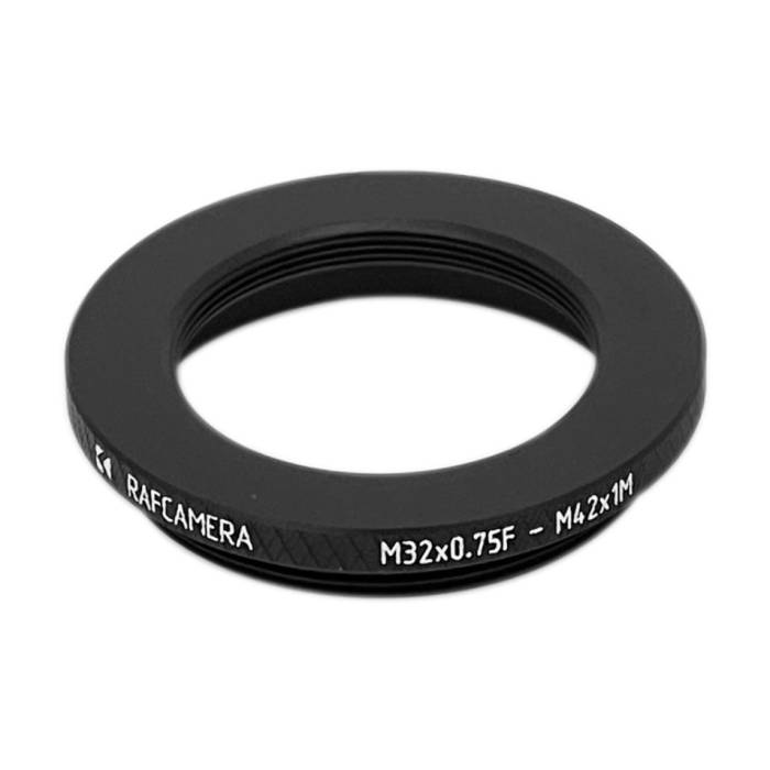M32x0.75 female to M42x1 male thread adapter