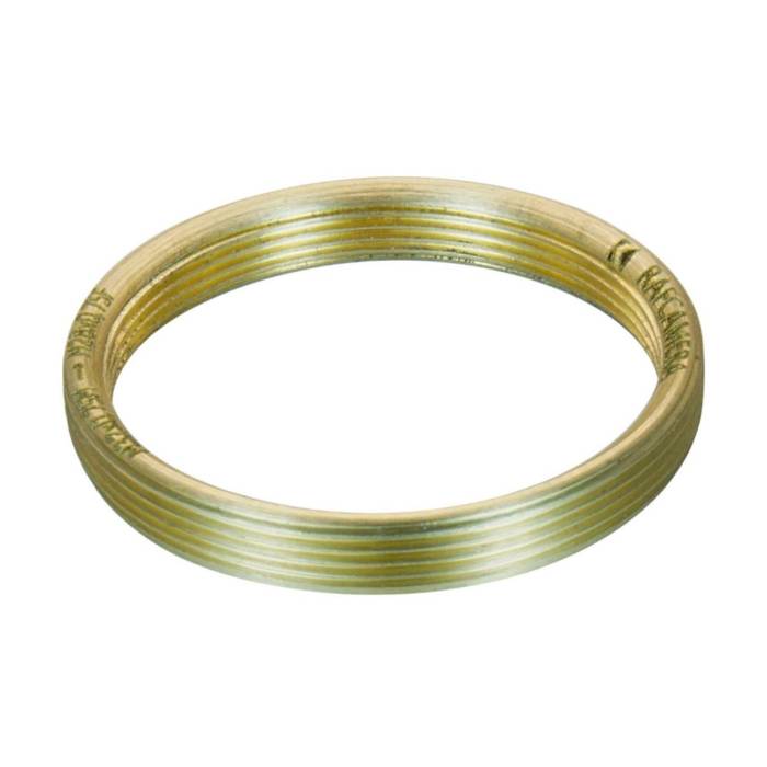 M32x0.75 male to M28x0.75 female thread adapter, flangeless, bronze