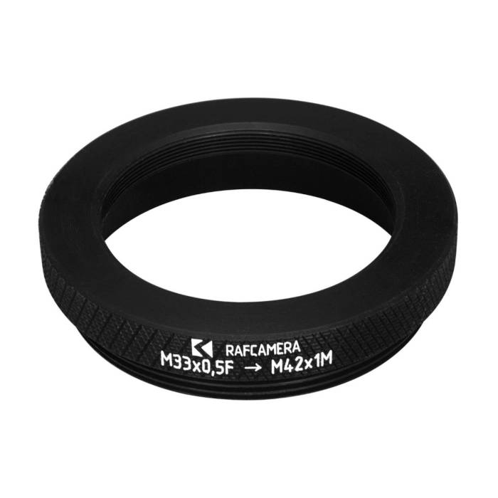 M33x0.5 female to M42x1 male thread adapter for LOMO OKC1-56-1 optical block
