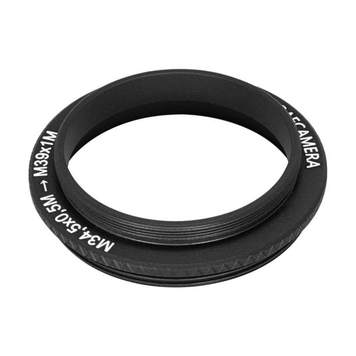 M34.5x0.5 male to M39x1 male thread adapter