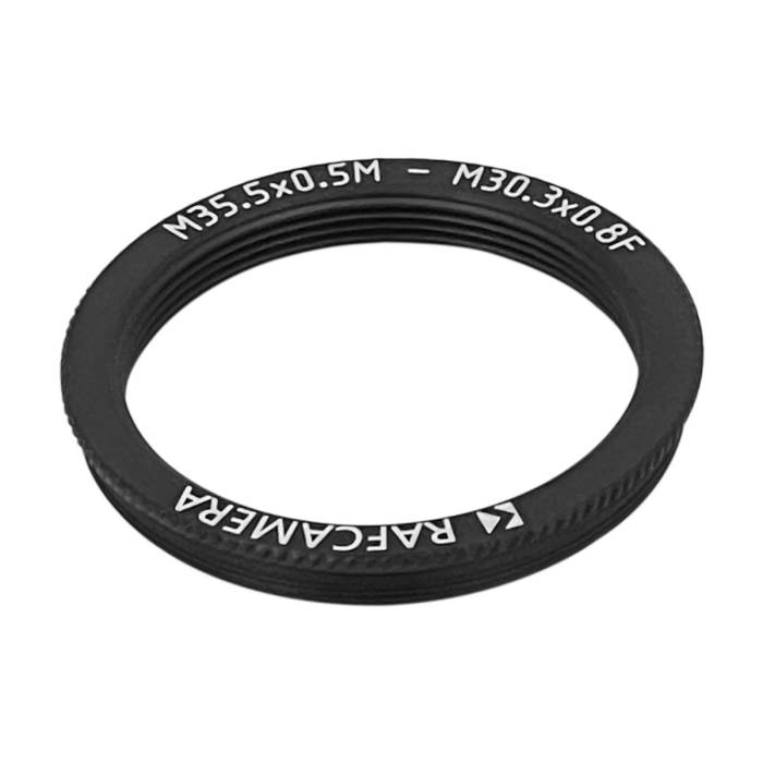 M35.5x0.5 male to M30.3x0.8 female thread adapter