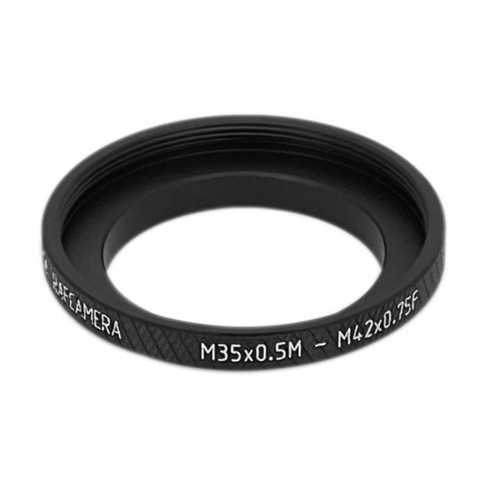 M35x0.5 male to M42x0.75 female thread adapter for Starlight Xpress CCD