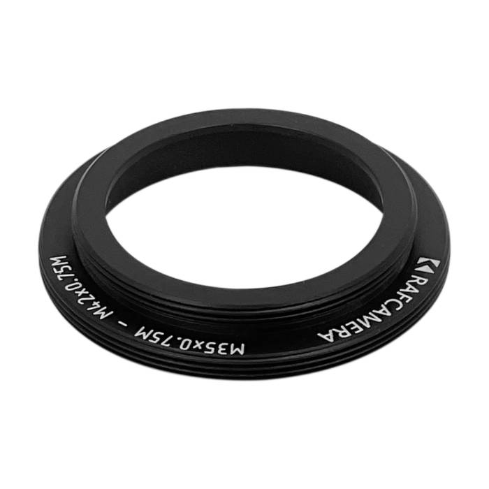 M35x0.75 male to M42x0.75 (T2) male thread adapter for SVBONY prism