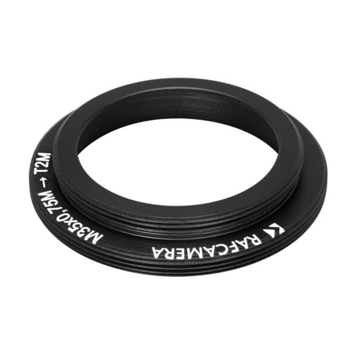 M35x0.75 male to M42x0.75 (T2) male thread adapter for SVBONY prism