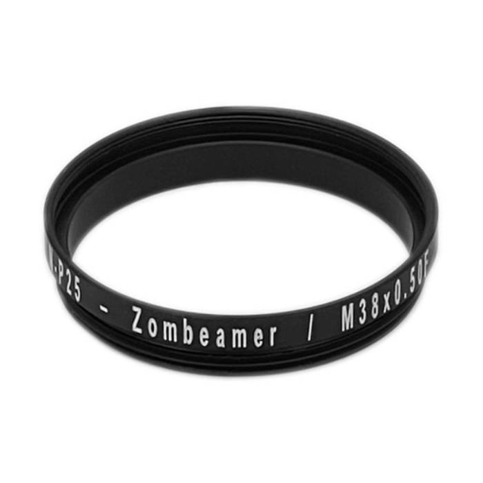 M38x1 male to M38x0.5 female thread adapter