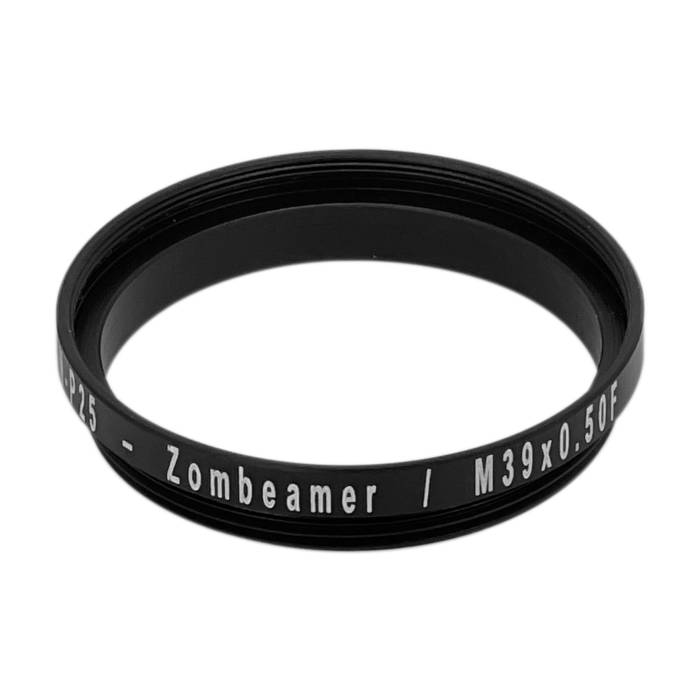 M38x1 male to M39x0.5 female thread adapter