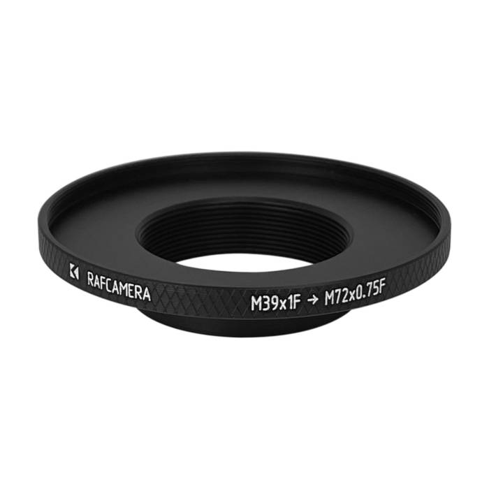 M39x1 female to M72x0.75 female thread adapter