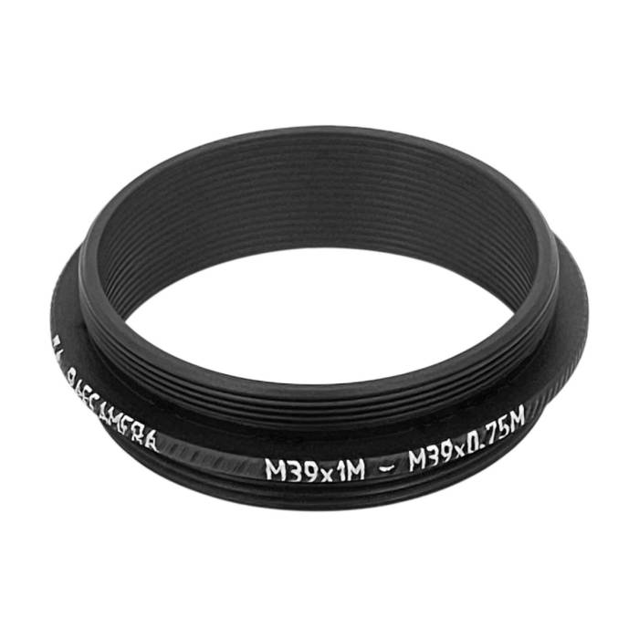 M39x1 male to M39x0.75 male thread adapter