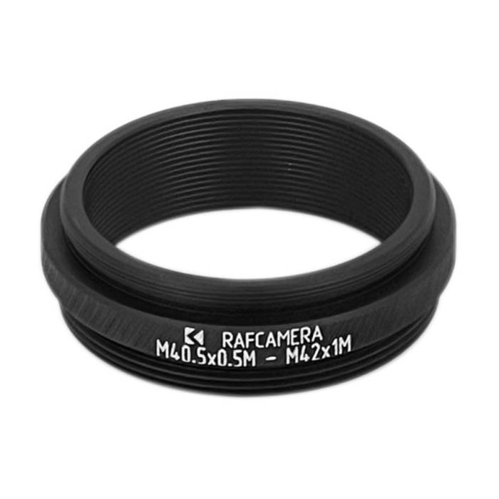 M40.5x0.5 male to M42x1 male thread adapter