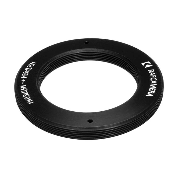 M40.5x0.5 male to M55x0.75 male thread adapter for Rapido FVD-8A