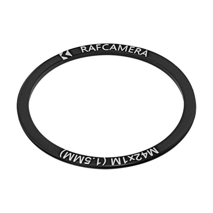 Retention ring with M42x1 male thread to press a lens aperture pin