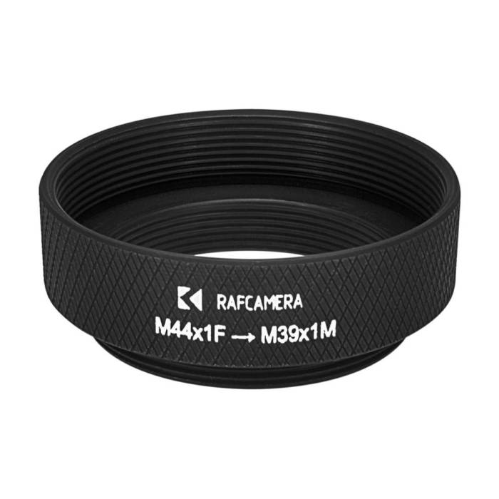 M44x1 female to M39x1 (LTM) male thread adapter