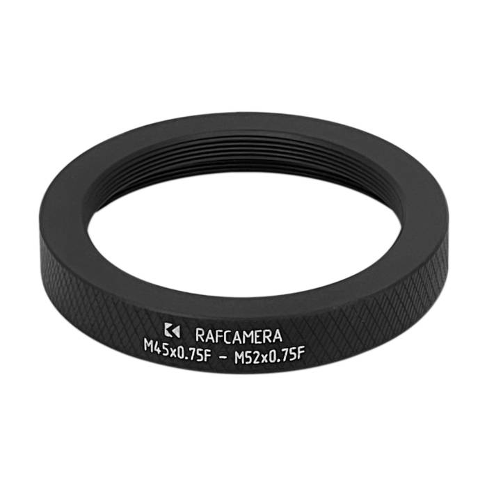 M52x0.75 to M45x0.75 thread adapter for Printing Nikkor 105mm lens