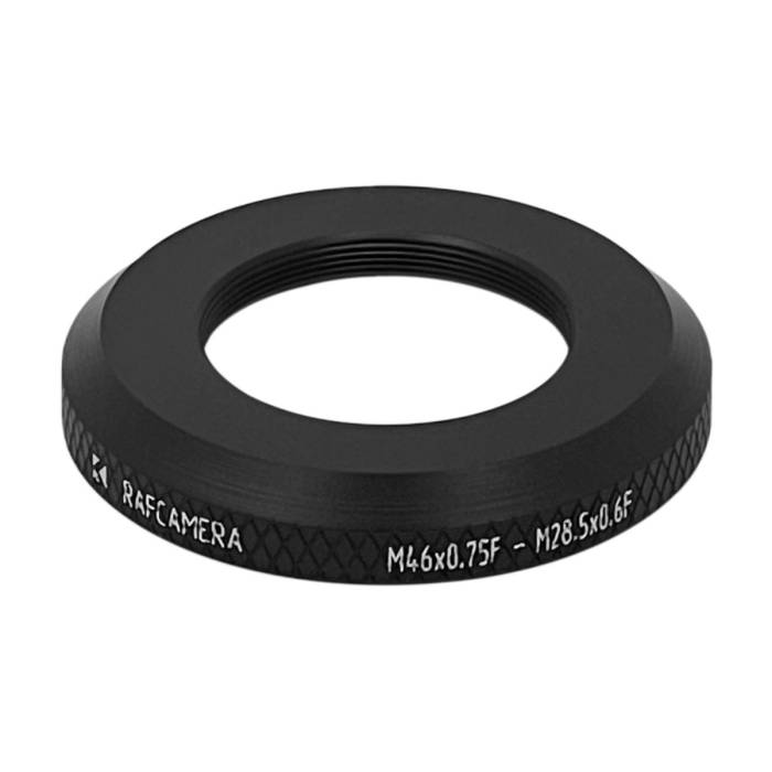 M46x0.75 female to M28.5x0.6 female thread adapter