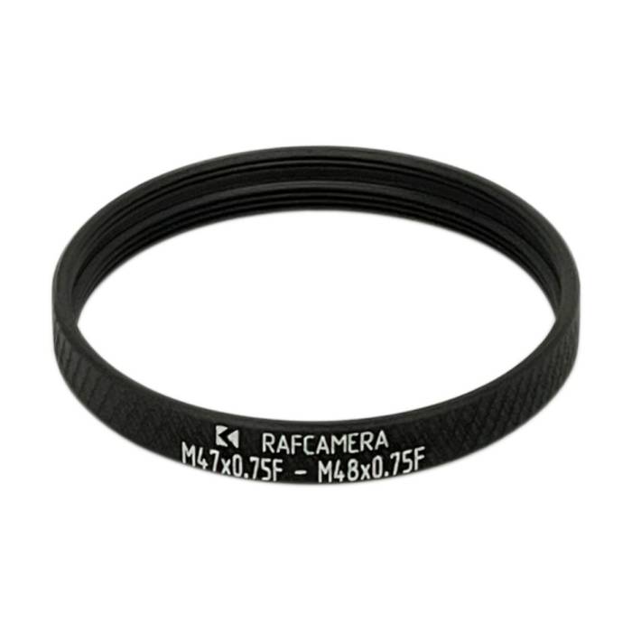 M47x0.75 female to M48x0.75 female thread adapter