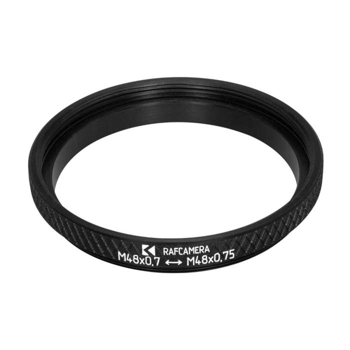 M48x0.7 to M48x0.75 thread adapter (pitch converter)