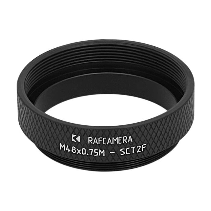 M48x0.75 male to SCT2" female thread adapter