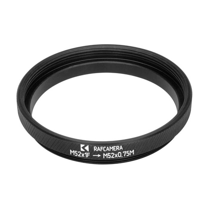M52x1 female to M52x0.75 male thread adapter