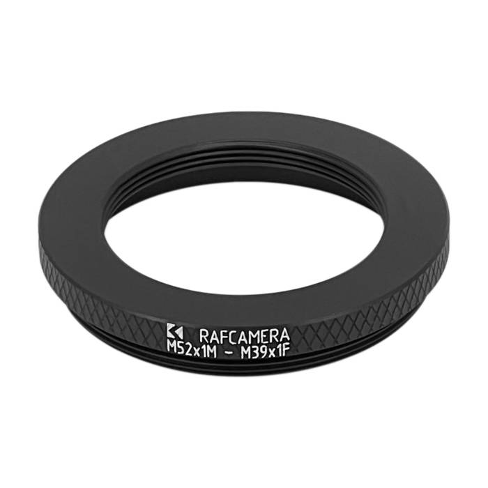 M39x1 female to M52x1 male thread adapter