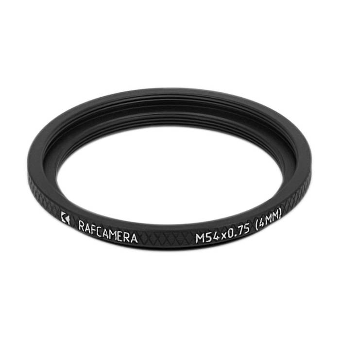 M54x0.75 female to M54x0.75 male thread adapter (4mm long extender)