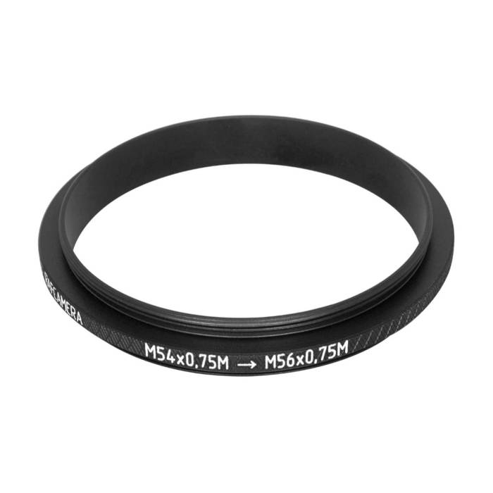 M54x0.75 male to M56x0.75 male thread adapter