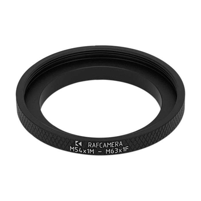 M54x1 male to M63x1 female thread adapter