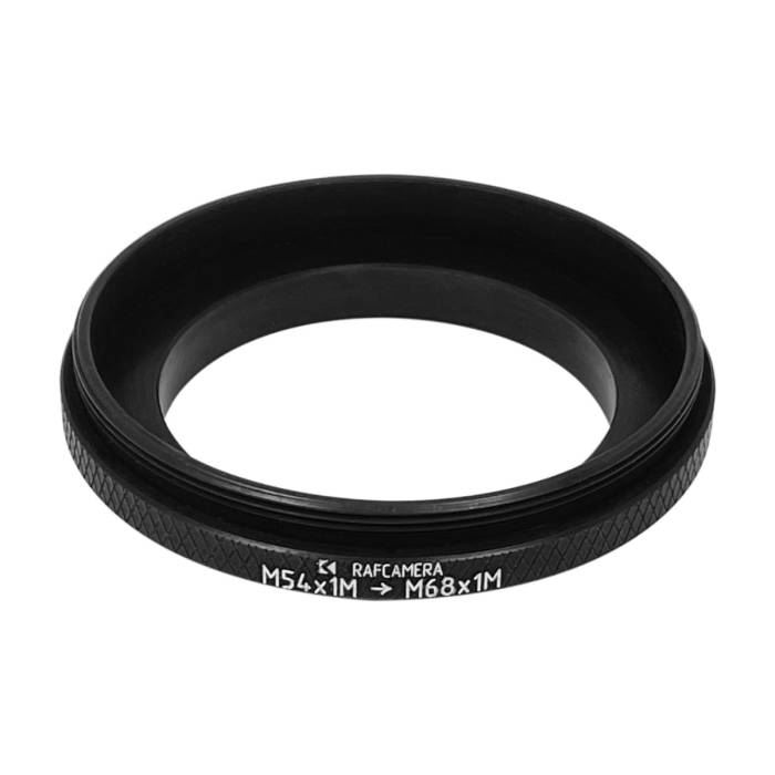 M54x1 male to M68x1 male thread adapter