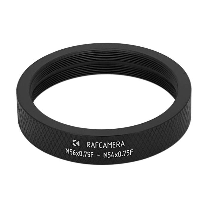 M56x0.75 female to M54x0.75 female thread adapter