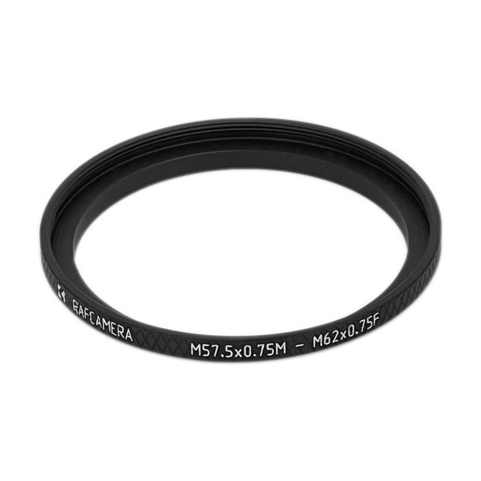 Step-Up Ring M57.5x0.75 to M62x0.75 for Angenieux 100mm Type S3 lens