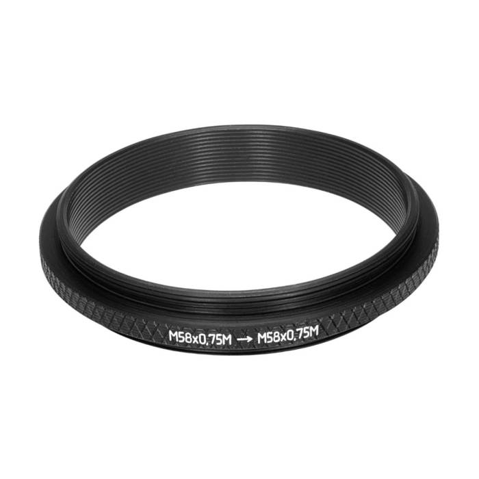 M58x0.75 male to M58x0.75 male thread adapter