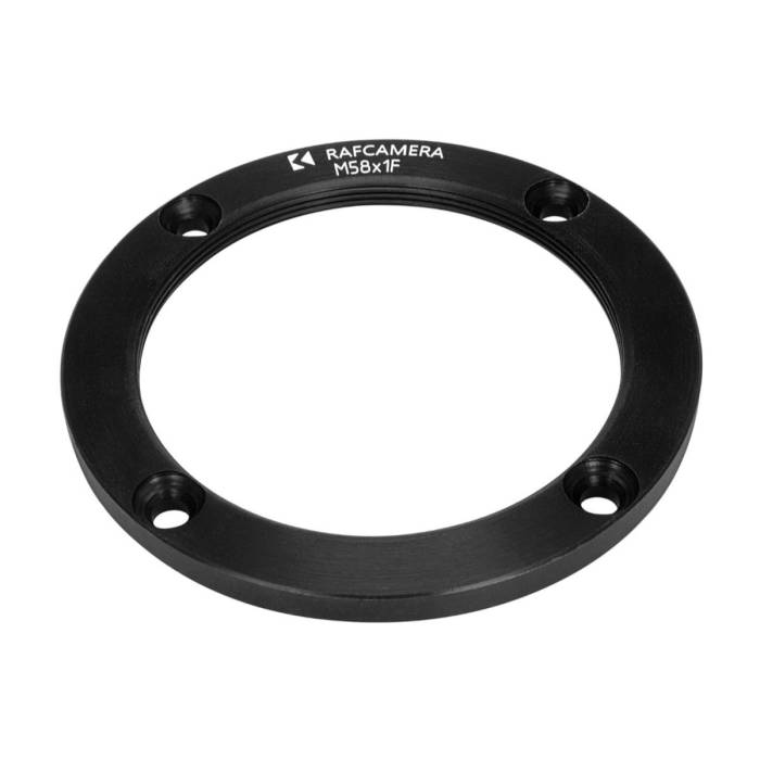Lens board with M58x1 female thread