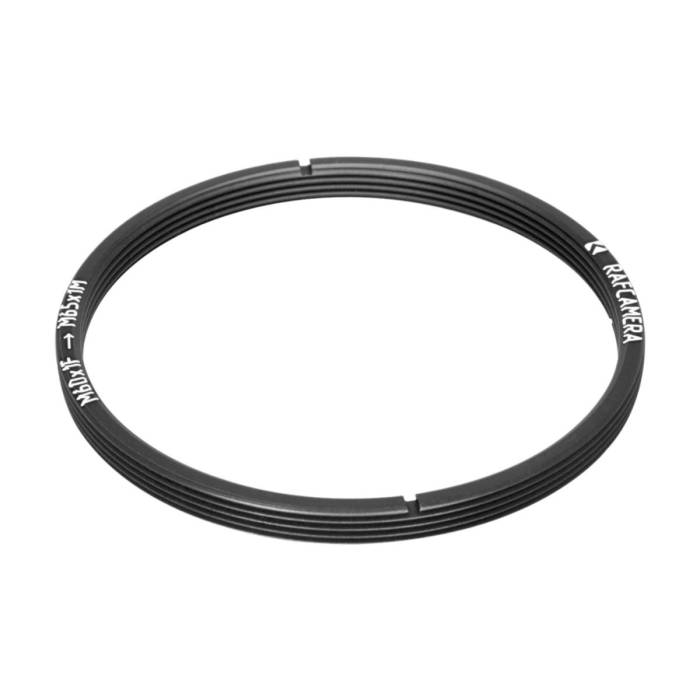 M60x1 female to M65x1 male thread adapter, flangeless