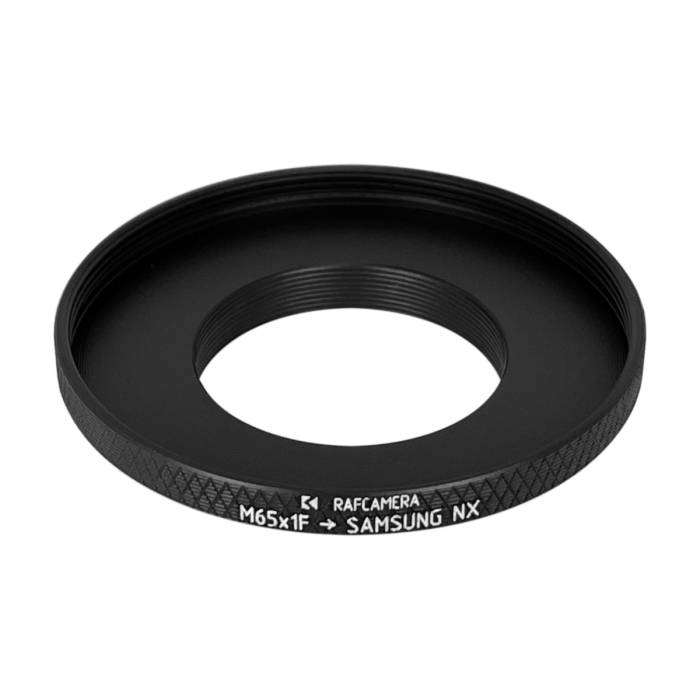 M65x1 female thread to Samsung NX camera mount adapter