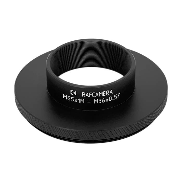 M36x0.5 female to M65x1 male thread adapter for LOMO OKC4-75-1 optical block