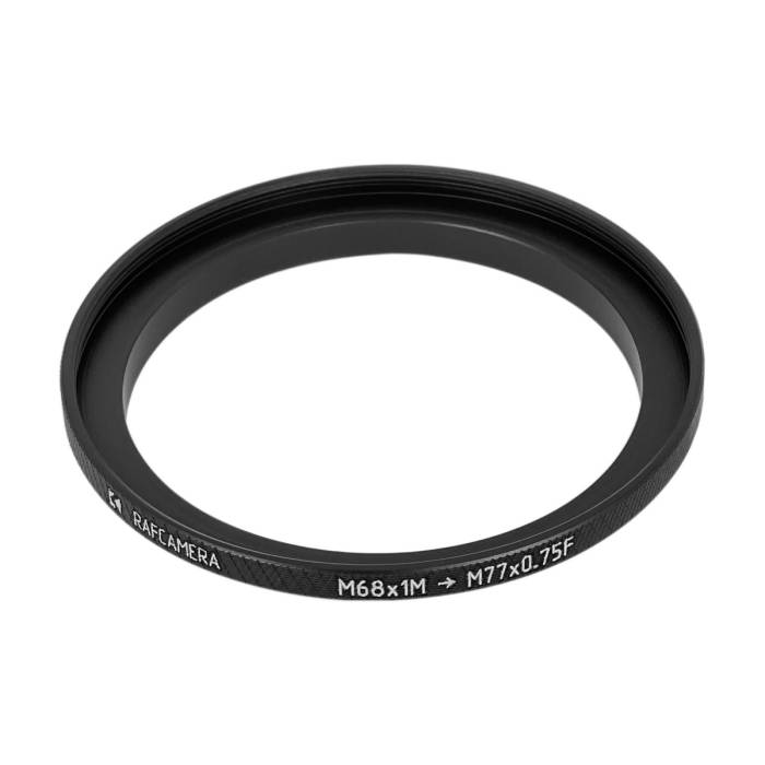 M68x1 male to M77x0.75 female thread adapter