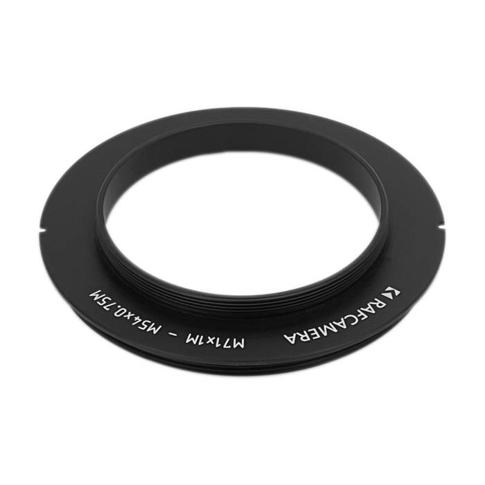 M71x1 male to M54x0.75 male thread adapter