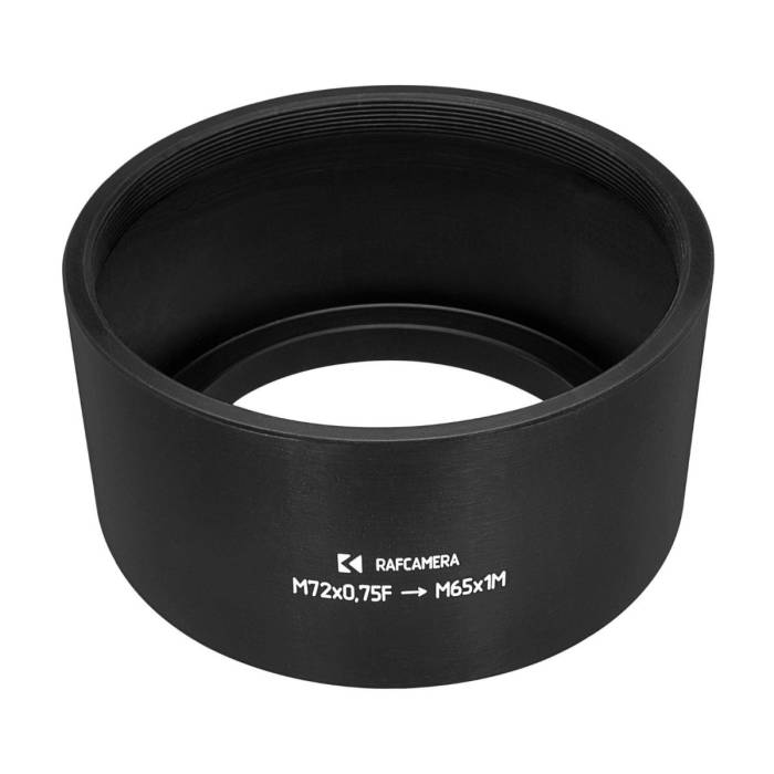 M72x0.75 female to M65x1 male thread adapter for Heidosmat 2.8/150mm lens