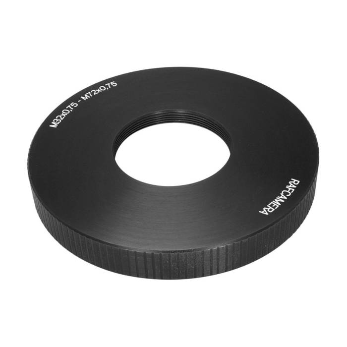 M72x0.75 male to M32x0.75 female thread adapter (step-down ring), DEEP