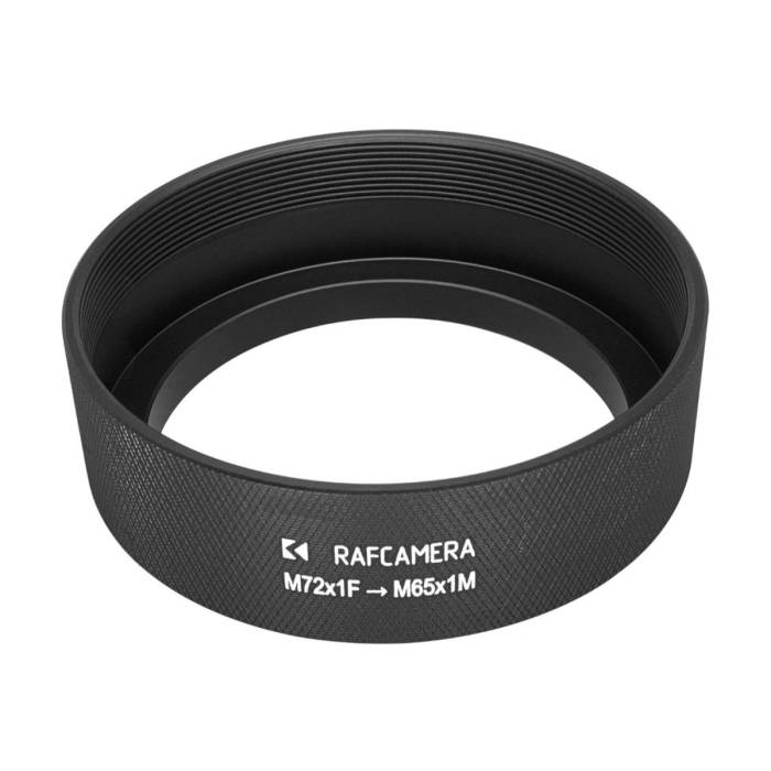 M72x1 female to M65x1 male thread adapter