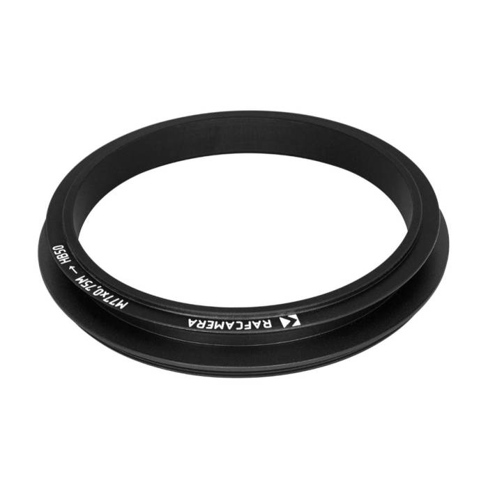 M77x0.75 male thread to Hasselblad Bay 50 (B50) sunshade lens hood adapter