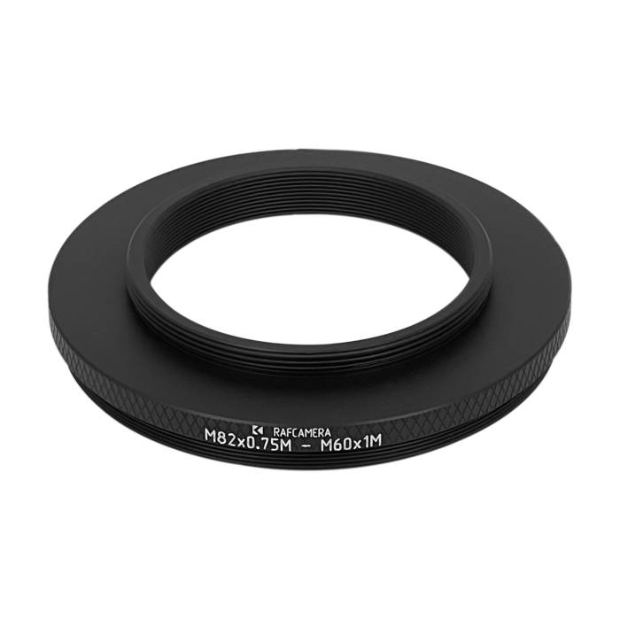 M82x0.75 male to M60x1 male thread adapter
